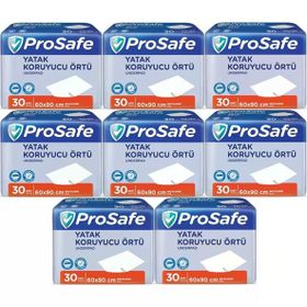 Prosafe 60x90 cm 8 Paket 30'lu Hasta Alt Açma Yatak Koruyucu Örtü