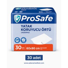 Prosafe 60x90 cm İç 30 Adet Hasta Alt Açma Yatak Koruyucu Örtü