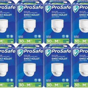 Prosafe 8 Paket 30'lu Orta-Medium Emici Külot Hasta Bezi