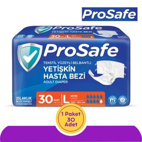 Prosafe Belbantlı L 30 Adet Hasta Bezi