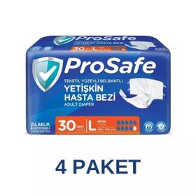 Prosafe Belbantlı Large 4x30 Adet Hasta Bezi