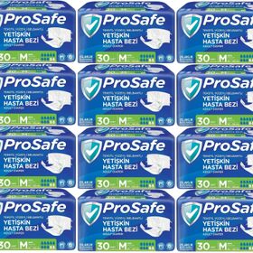 Prosafe BelBantlı M 12x30 360 Adet Tekstil Yüzey Yetişkin Hasta Bezi