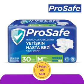Prosafe Belbantlı Medium 2x30 Adet Hasta Bezi