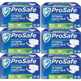 Prosafe Belbantlı Tekstil Yüzey Medium 180 Adet Yetişkin Hasta Bezi