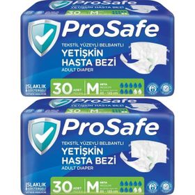 Prosafe Belbantlı Tekstil Yüzey Medium 60 Adet Yetişkin Hasta Bezi