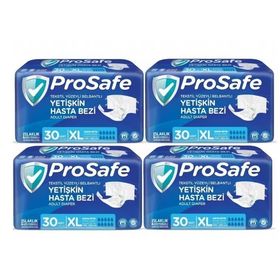 Prosafe Belbantlı Tekstil Yüzey XL 120 Adet Yetişkin Hasta Bezi