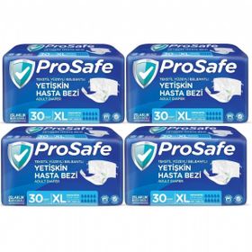 Prosafe Belbantlı Tekstil Yüzey XL 120 Adet Yetişkin Hasta Bezi