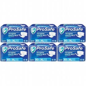 Prosafe Belbantlı Tekstil Yüzey XL 180 Adet Yetişkin Hasta Bezi