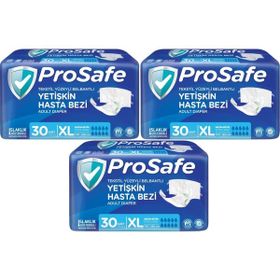 Prosafe Belbantlı Tekstil Yüzey XL 90 Adet Yetişkin Hasta Bezi