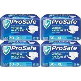 Prosafe Belbantlı XL 4x30 Adet Hasta Bezi