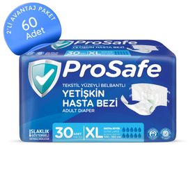 Prosafe Belbantlı XL 60 Adet Hasta Bezi