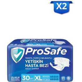 Prosafe Belbantlı XLarge 2x30 Adet Yetişkin Hasta Bezi