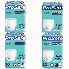 Prosafe Emici Külot Ekstra Büyük Boy 30'lu 4 Paket Yetişkin Külotlu Hasta Bezi