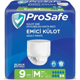 Prosafe İç Adet 9 Tekli Paket Orta-Medium Emici Külot Hasta Bezi