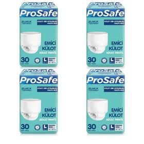 Prosafe Külotlu Emici Külot Büyük Boy 4x30 Adet Hasta Bezi
