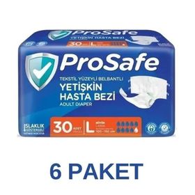 Prosafe L 6x30'lu Belbantlı Yetişkin Hasta Bezi