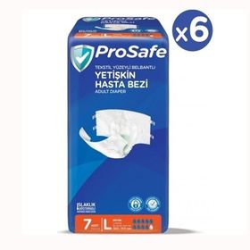 Prosafe L Beden 42 Adet Belbantlı Hasta Bezi