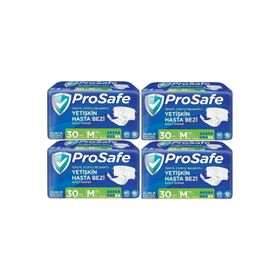 Prosafe M Beden 120 Adet Bel Bantlı Hasta Bezi