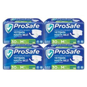 Prosafe M Beden 120 Adet Bel Bantlı Hasta Bezi