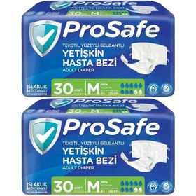 Prosafe M Beden 60 Adet Bel Bantlı Hasta Bezi