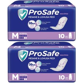 Prosafe Medium Orta Boy Normal 20 Adet 2x10'lu Mesane Lohusa Pedi
