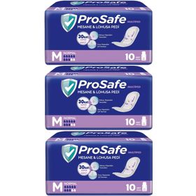 Prosafe Medium Orta Boy Normal 30 Adet 3x10'lu Mesane Lohusa Pedi