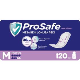 Prosafe Multiped Normal M 12x10'lu 120 Adet Lohusa ve Mesane Pedi