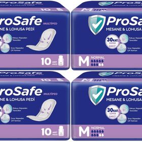 Prosafe Multiped Normal M 4x10'lu 40 Adet Lohusa Mesane Pedi