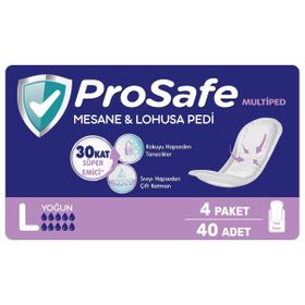 Prosafe Multiped Yoğun Büyük Boy 40 Adet Lohusa ve Mesane Pedi