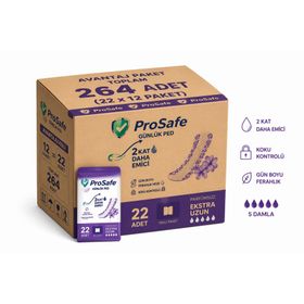 Prosafe Uzun 22x12 Paket 264 Adet Günlük Ped