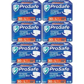Prosafe Yetişkin Bel Bantlı Tekstil Yüzey L Büyük Boy 240 Adet Hasta Bezi