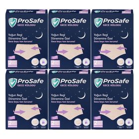 Prosafe Yoğun Regl Dönemine Özel 6x12 Adet Gece Külodu