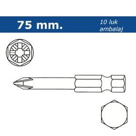 ProScr SCR03075 75 mm Yıldız Bits Matkap Ucu