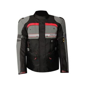 Prosev AT2202 Long Siyah Kırmızı Motosiklet Montu