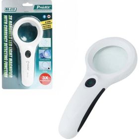 Proskit MA-019 Işıklı 3x Büyüteç