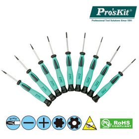 Proskit SD-0839 Antistatik 9 Parça Tornavida Seti