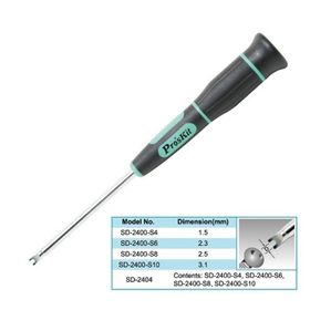 Proskit SD-2400-S6 2.3x186 mm Çatal Ağızlı Tornavia