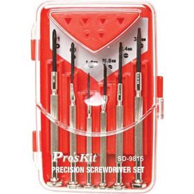 Proskit SD-9815 6 Parça Hassas Tornavida Seti