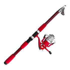 Protackle Combo Set 2.10 mt Kırmızı Olta Kamışı