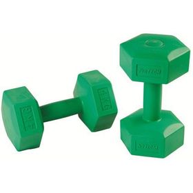 Protech AGRDMBPRT004 Yeşil 4 Kg Vinyl Çiftli Dambıl