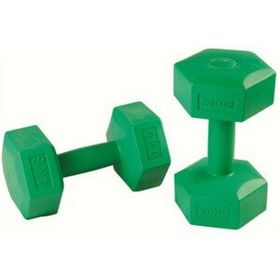 Protech AGRDMBPRT004 Yeşil 4 Kg Vinyl Çiftli Dambıl