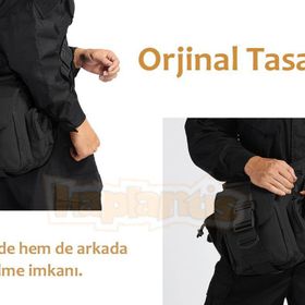 Protector Plus Siyah Tek Omuz Unisex Bel Çantası