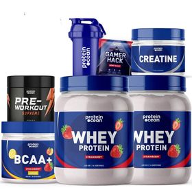 Proteinocean Çilek Strawberry Lemon Large Fitness Paketi