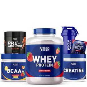 Proteinocean Çilek Strawberry Lemon Mega Fitness Paketi