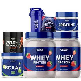Proteinocean Çilek Yeşil Elma Large Fitness Paketi