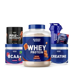 Proteinocean Salted Caramel Ahududu Mega Fitness Paketi
