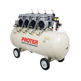 Proter 200 lt Sessiz Yağsız 4 Kafa Trifaze Hava Kompresörü