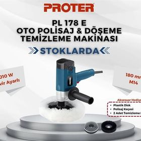 Proter PL 178 E Oto Polisaj Döşeme Temizleme Makinesi