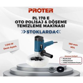 Proter PL 178 E Oto Polisaj Döşeme Temizleme Makinesi