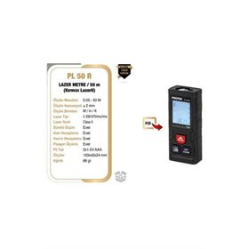 Proter PL 50 R Pilli 50 m Lazer Metre